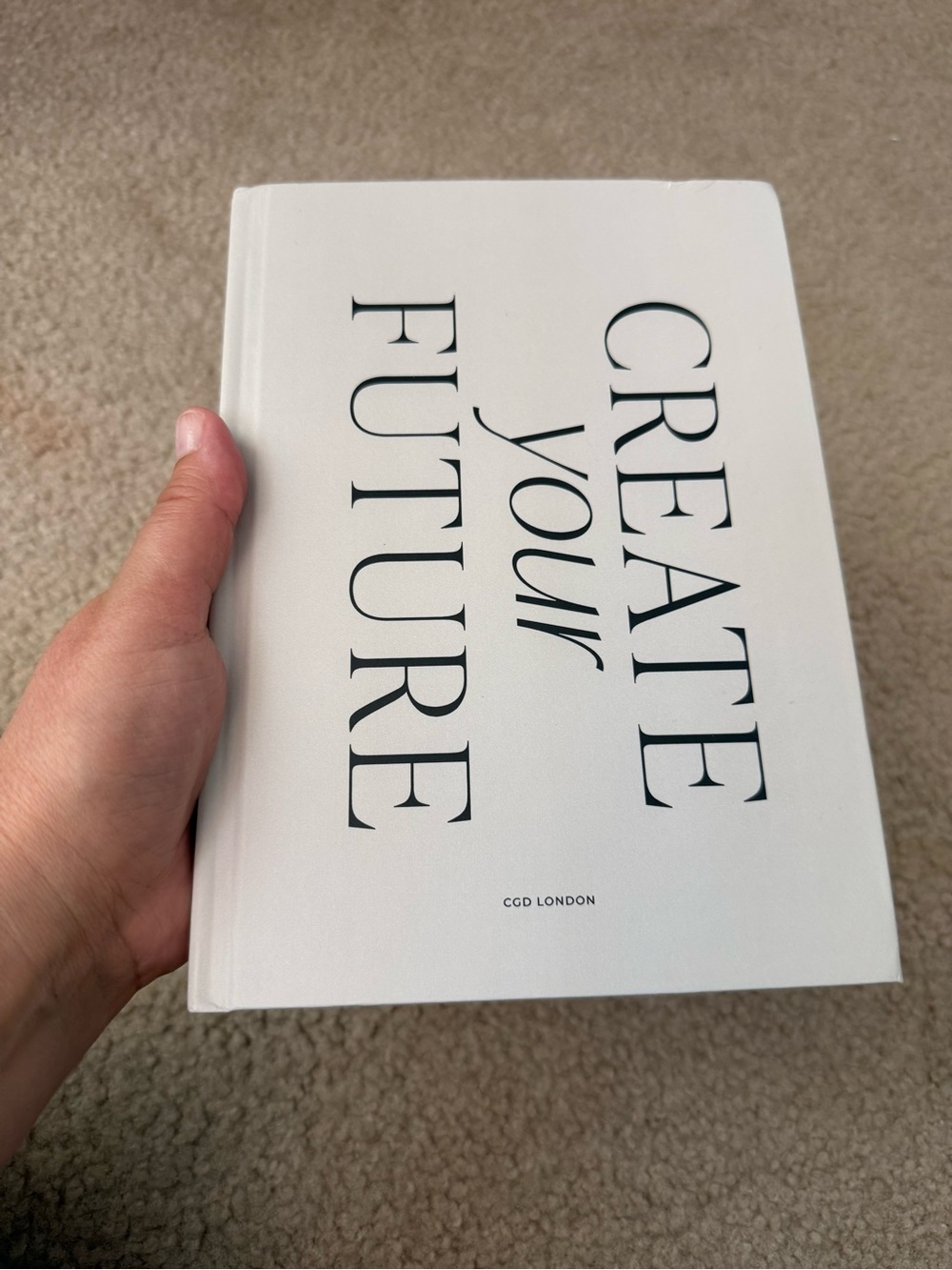 CREATE your FUTURE Hardcover Planner - White
